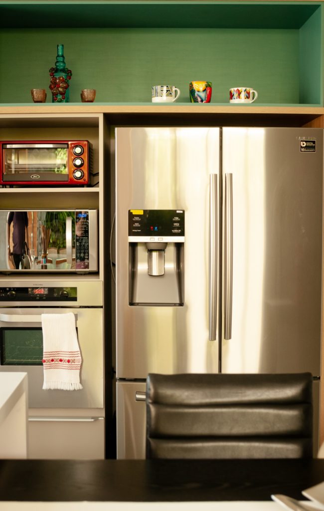 refrigerator, a stainless steel fridge