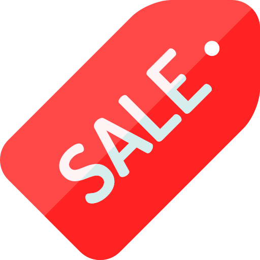 red sale tag