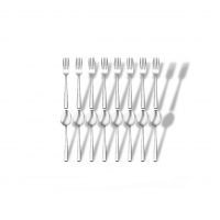 16 Pcs Forks and Spoons Silverware Set, Dishwasher Safe – 8 Dinner Fork(8 inch) and 8 Teaspoon(6.5 inch)