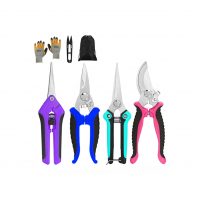 5 pack Garden Pruning Shears Stainless Steel Blades, Handheld Scissors