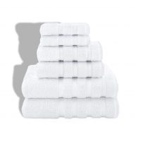 American Soft Linen Luxury 6 Piece Towel Set, 2 Bath Towels