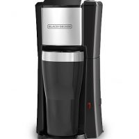 BLACK+DECKER Single Serve Coffeemaker,0.47 Liters, Black, CM618