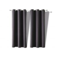 ChrisDowa Grommet Blackout Curtains for Bedroom and Living Room - 2 Panels Set