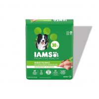 IAMS Adult Minichunks Small Kibble High Protein Dry Dog Food with Real Chicken, 30 lb. Bag