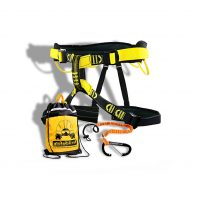 KwikSafety MANDRILL Climbing Harness, Adjustable & Comfortable Padded, Free Tool Lanyard