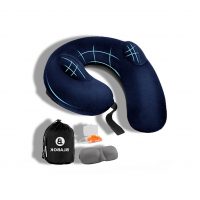 Neck Pillow for Travel, Inflatable Travel Neck Pillows for Airplanes, Travel Pillow for Sleeping Airplane-Avoid