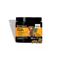 Pet Honesty Dog Allergy Relief Immunity Chews – Omega-3 Salmon Fish Oil Supplement, Probiotics for Dogs, Seasonal Allergies, Skin + Coat