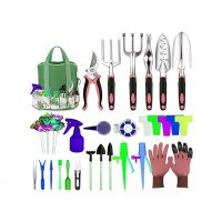 Tudoccy Garden Tools Set 83 Piece, Succulent Tools Set Included, Heavy Duty