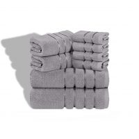 Utopia Towels 8-Piece Luxury Towel Set, 2 Bath Towels, 2 Hand Towels, and 4 Wash