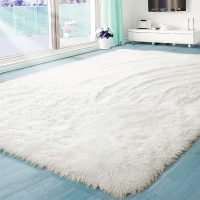 White Area Rug for Bedroom