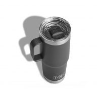 YETI Rambler 20 oz Travel Mug, Stainless Steel, Vacuum