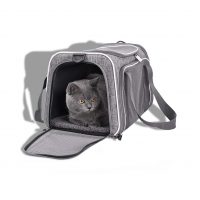 petisfam Top Load Cat Carrier Bag for Medium Cats and Small Dogs. Airline Approved